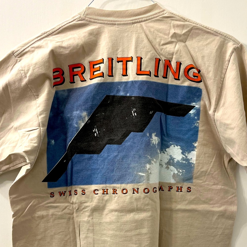 Breitling B-2 Bomber Collectible T-Shirt Large RARE